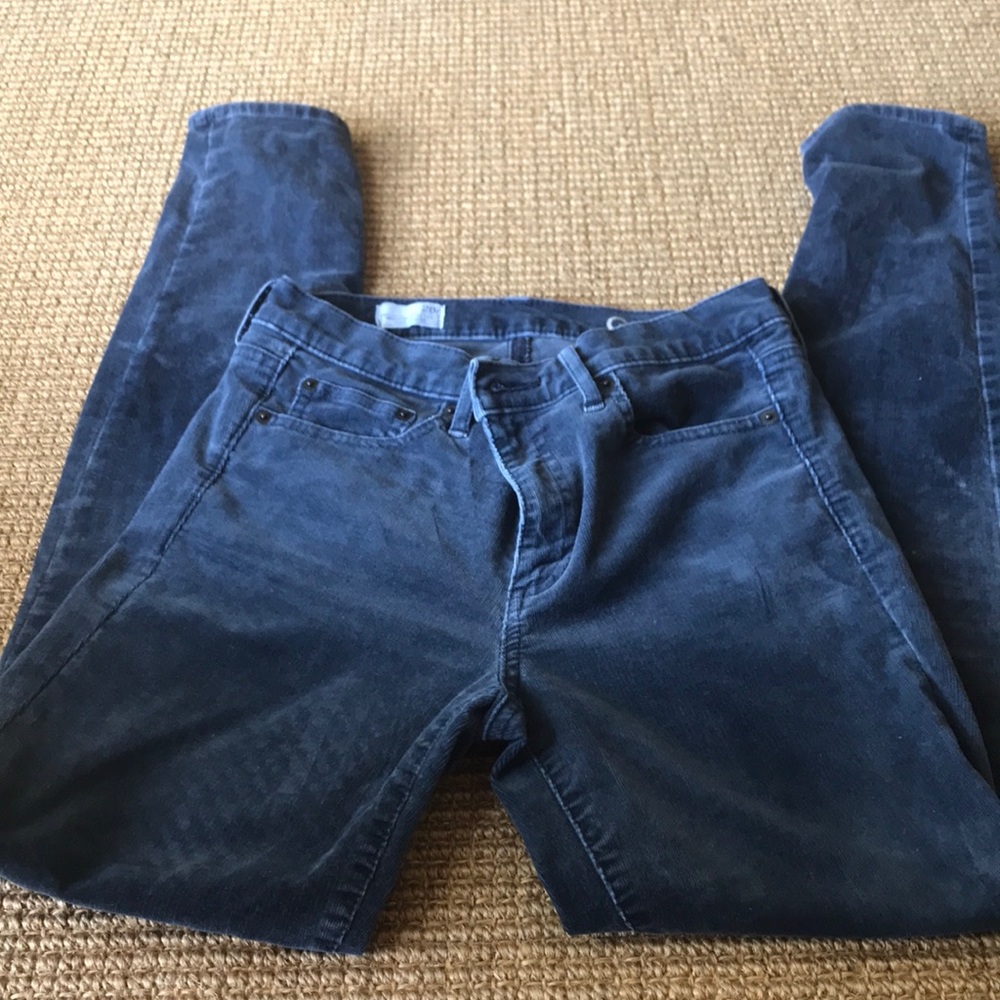 Gap corduroy jeans 28r modern stretch true skinny